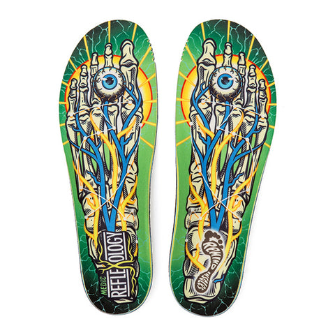 Remind Medic Impact Reflexology 5.5mm Mid High Arch Insoles