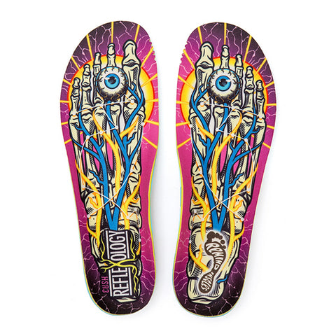 Remind Cush Impact Reflexology 5.5mm Mid High Arch Insoles