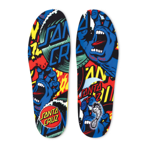 Remind Destin Impact 5.5mm Low All Arch Insoles SC Screaming Hand Collage