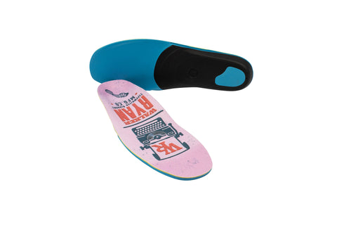 Remind Cush Impact 6mm Mid High Arch | Walker Ryan Typewriter Insoles