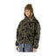 Howl Berber Fleece in Washed Camo – on model