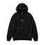 Howl DWR Logo Hoodie in Black – flat lay