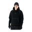 Howl DWR Logo Hoodie in Black – on model