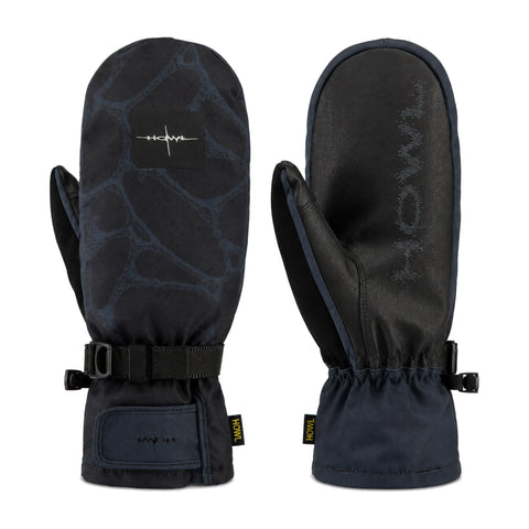 Howl Fairbanks Mitt in Black Cells – pair