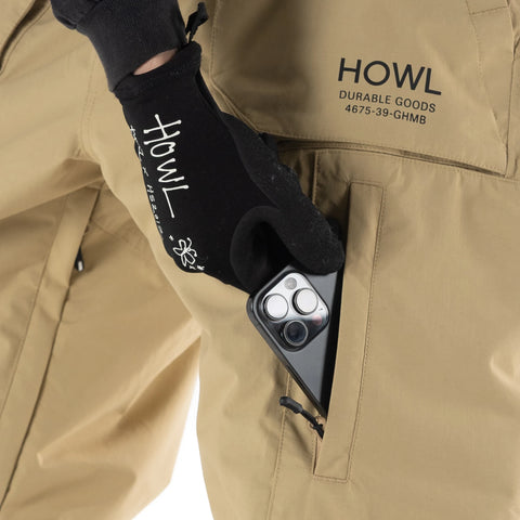 Howl Heritage Pant in Tan – pocket detail