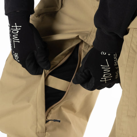 Howl Heritage Pant in Tan – detail