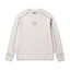 Howl Midweight Crew in Cream/Midnight – flat lay