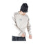 Howl Midweight Crew in Cream/Midnight – on model