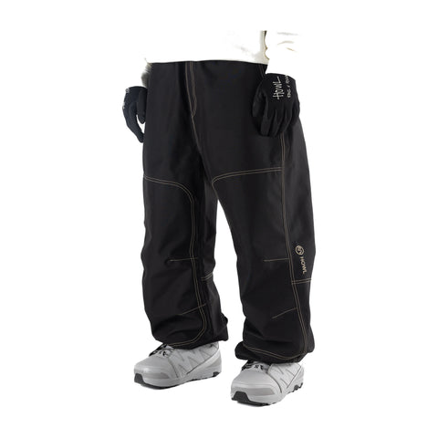 Howl Public Workwear Pant in Black – front