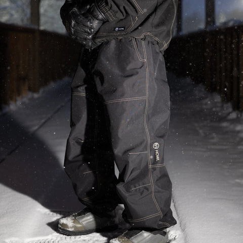 Howl Public Workwear Pant in Black – on snow