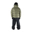 Howl Puffy Jacket in Army – back