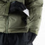 Howl Puffy Jacket in Army – detail
