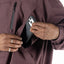 Howl Shell Jacket in Plum – pocket detail