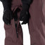 Howl Shell Pant in Plum – vent detail