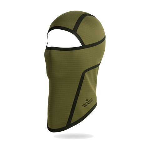 Howl Taped Facemask in Olive – front