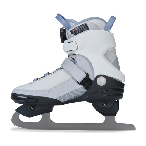 K2 Alexis BOA Figure Blade Women's Ice Skates 2027 in Light Grey – inside view