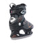 K2 Alexis Pro Women's Ice Skates 2027 in Black / Coral – three-quarter view