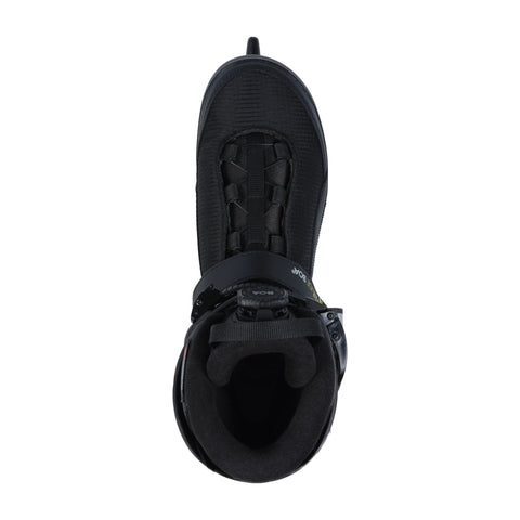 K2 F.I.T. BOA Men's Ice Skates 2027 in Black / Acid Yellow – top view
