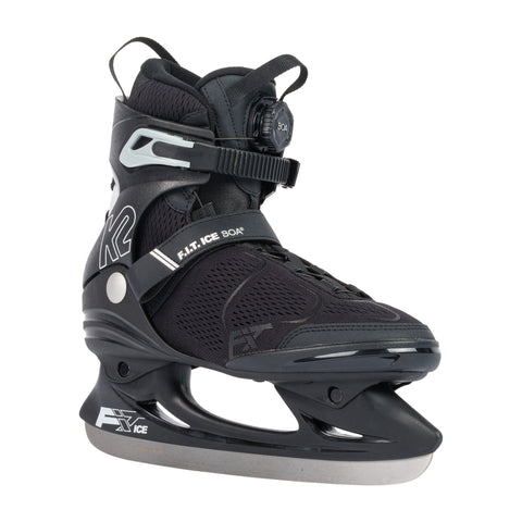 K2 F.I.T. BOA Men's Ice Skates 2027 in Grey – three-quarter view
