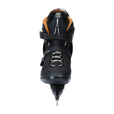 K2 F.I.T. Pro Men's Ice Skates 2027 in Grey / Orange – front view