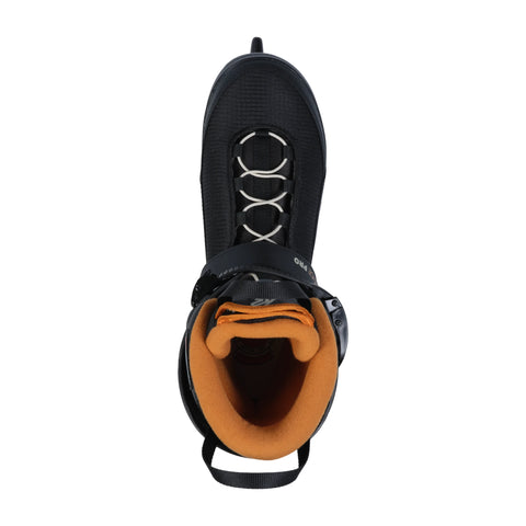 K2 F.I.T. Pro Men's Ice Skates 2027 in Grey / Orange – top view