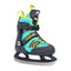 K2 Marlee Kids' Ice Skates 2027 in Turquoise / Yellow – three-quarter view