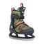 K2 Raider Kids' Ice Skates 2027 in Green / Orange – three-quarter view