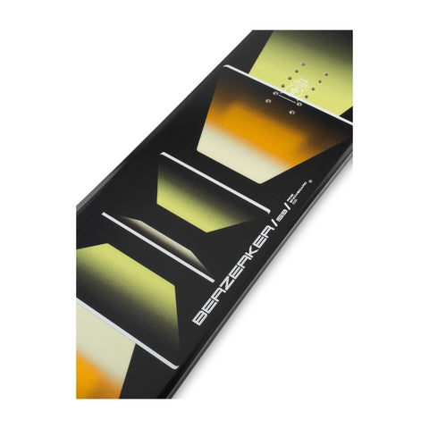 Ride Berzerker Snowboard 2027 – top sheet detail, angled view