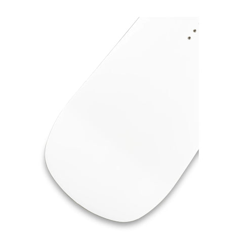 Ride Burnout Snowboard 2027 – top sheet detail, angled view