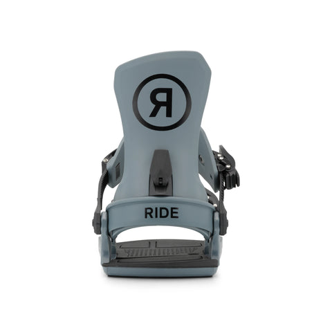 Ride C-4 Snowboard Bindings 2027 in Grey – rear view of highback