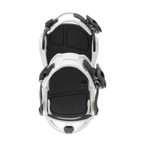 Ride C-4 Snowboard Bindings 2027 in White – top view