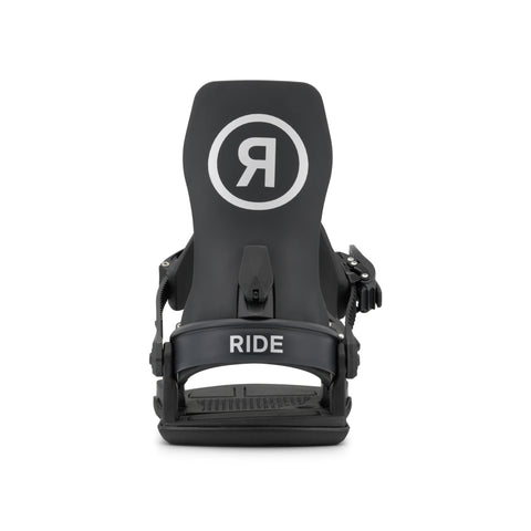 Ride C-6 Snowboard Bindings 2027 in Black – rear view of highback