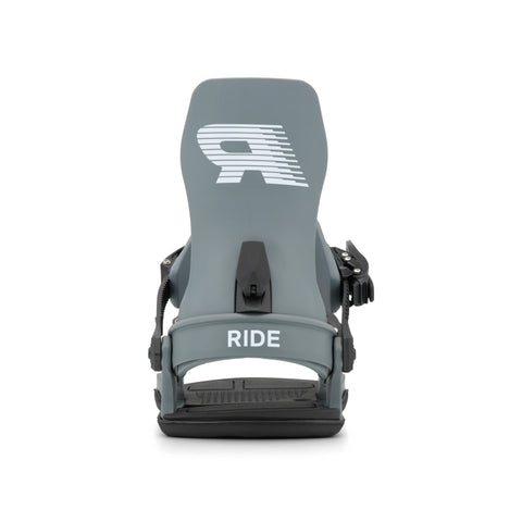 Ride C-6 Snowboard Bindings 2027 in Grey – rear view of highback