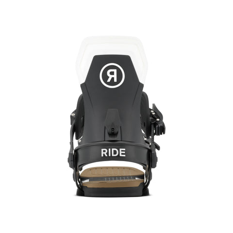 Ride Circuit Snowboard Bindings 2027 in Black – rear view of highback