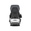 Ride Circuit Snowboard Bindings 2027 in Silver – rear view of highback