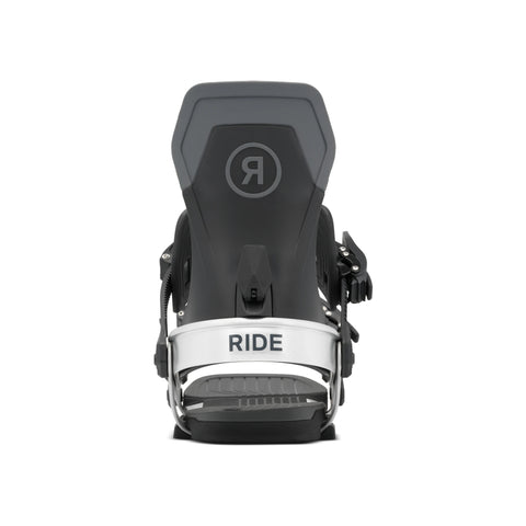 Ride Circuit Snowboard Bindings 2027 in Silver – rear view of highback