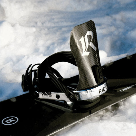 Ride Circuit Carbon Snowboard Bindings 2027 – on snow