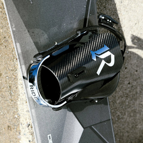 Ride Circuit Carbon Snowboard Bindings 2027 – on snow