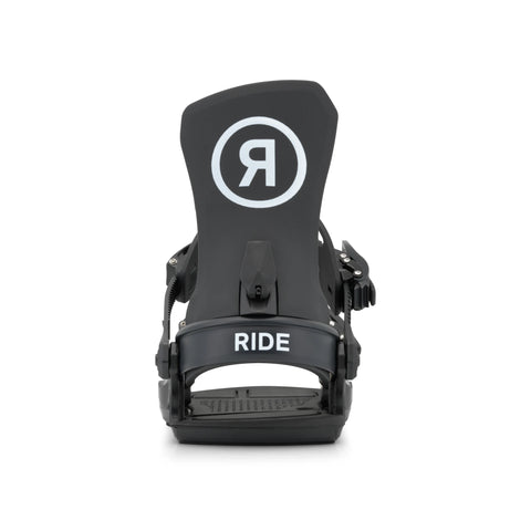 Ride CL-4 Women's Snowboard Bindings 2027 in Black – rear view of highback