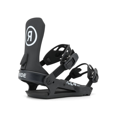 Ride CL-4 Women's Snowboard Bindings 2027 in Black – three-quarter view