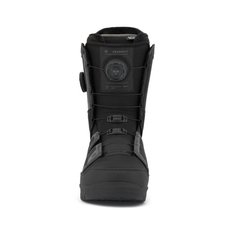 Ride Deadbolt Zonal Snowboard Boots 2027 in Black – front view