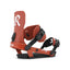 Ride Drone Snowboard Bindings 2027 in Red – three-quarter view