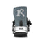 Ride Drone Snowboard Bindings 2027 in Silver – rear view of highback