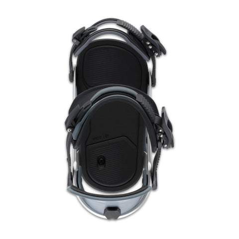 Ride Drone Snowboard Bindings 2027 in Silver – top view