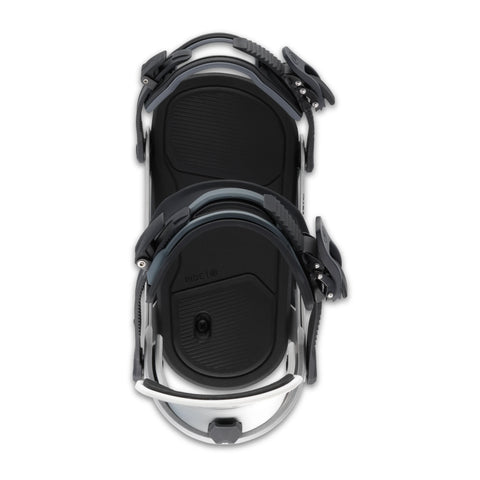 Ride Drone Women's Snowboard Bindings 2027 in Silver – top view