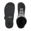 Ride Fuse Snowboard Boots 2027 in Black – pair from above showing sole