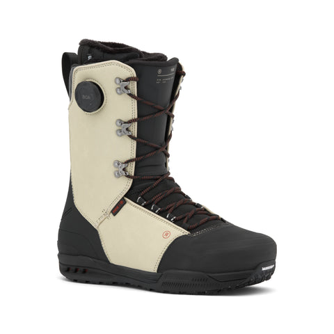 Ride Fuse Snowboard Boots 2027 in Tan – outside side view
