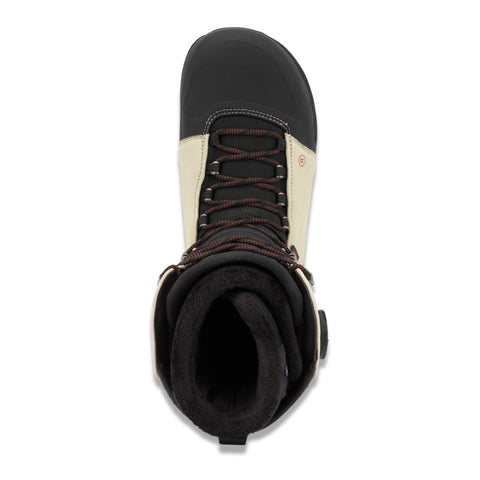 Ride Fuse Snowboard Boots 2027 in Tan – rear view