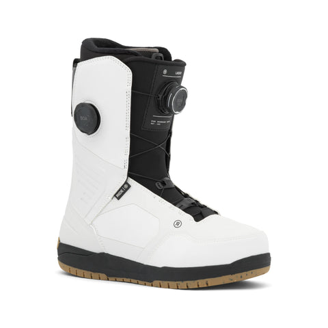 Ride Lasso Snowboard Boots 2027 in White – outside side view