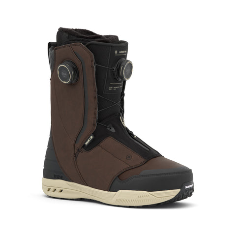 Ride Lasso Pro Snowboard Boots 2027 in Brown – outside side view